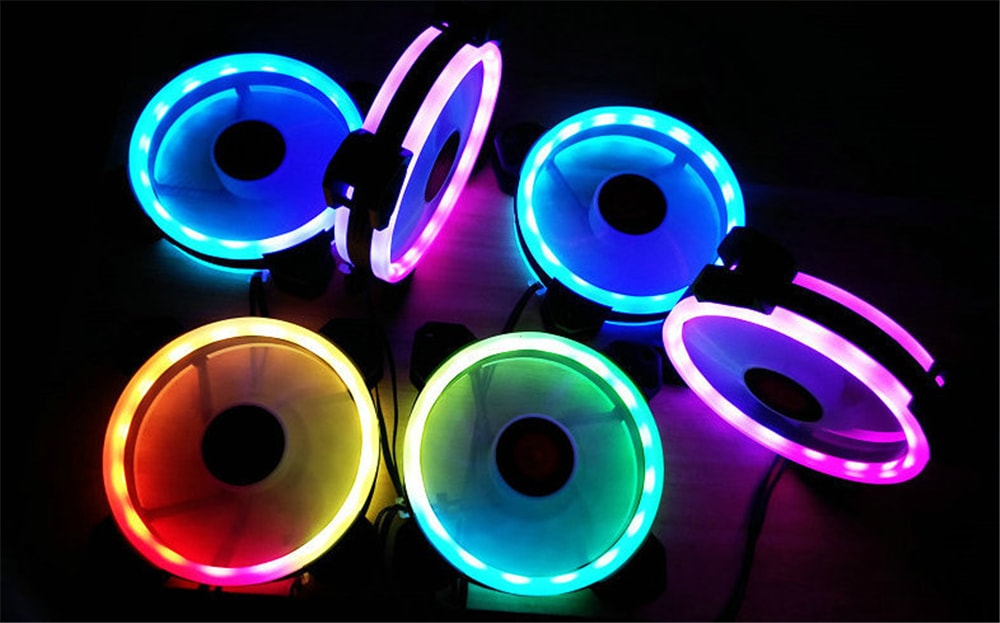 Wireless RGB LED Light 12cm Computer PC Case Cooling Fan CPU Cooler- Black Wireless RGB LED Light 12cm Computer PC Case Cooling Fan CPU Cooler- Black
