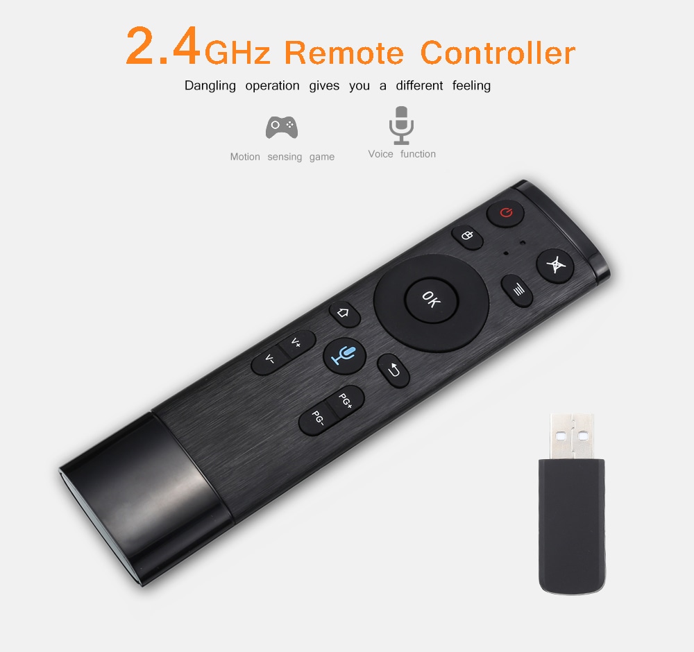 Q5 - A 2.4G Voice Function Remote Controller- Black Q5 - A 2.4G Voice Function Remote Controller- Black