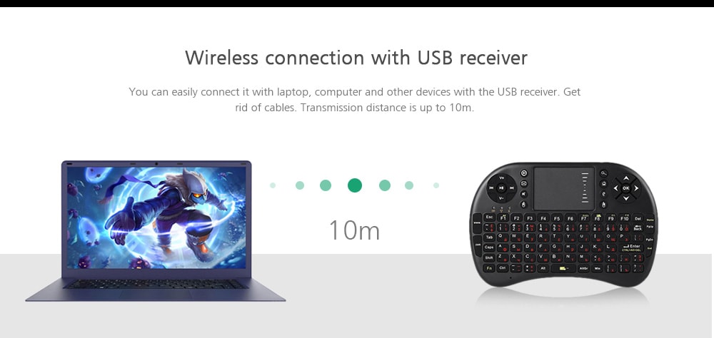 UKB - 500 - RF 2.4GHz Wireless QWERTY English Keyboard Professional Typing Device- Black English UKB - 500 - RF 2.4GHz Wireless QWERTY English Keyboard Professional Typing Device- Black English