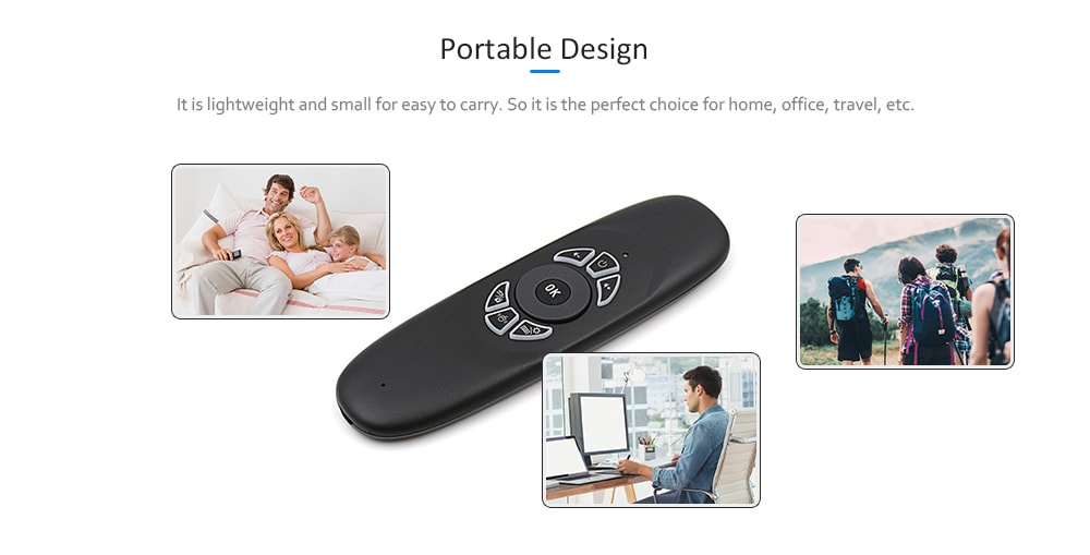 TK668S Portable 2.4GHz Wireless Remote Control Air Mouse Mini Keyboard with Backlight- Black TK668S Portable 2.4GHz Wireless Remote Control Air Mouse Mini Keyboard with Backlight- Black