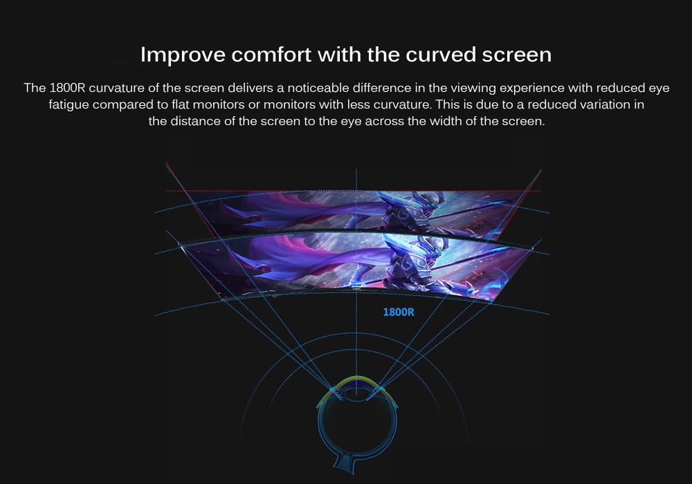 TCL T27M6C 27 inch 1920 x 1080 60Hz 1800R Curved Screen Computer Monitor with HDMI / VGA- White TCL T27M6C 27 inch 1920 x 1080 60Hz 1800R Curved Screen Computer Monitor with HDMI / VGA- White