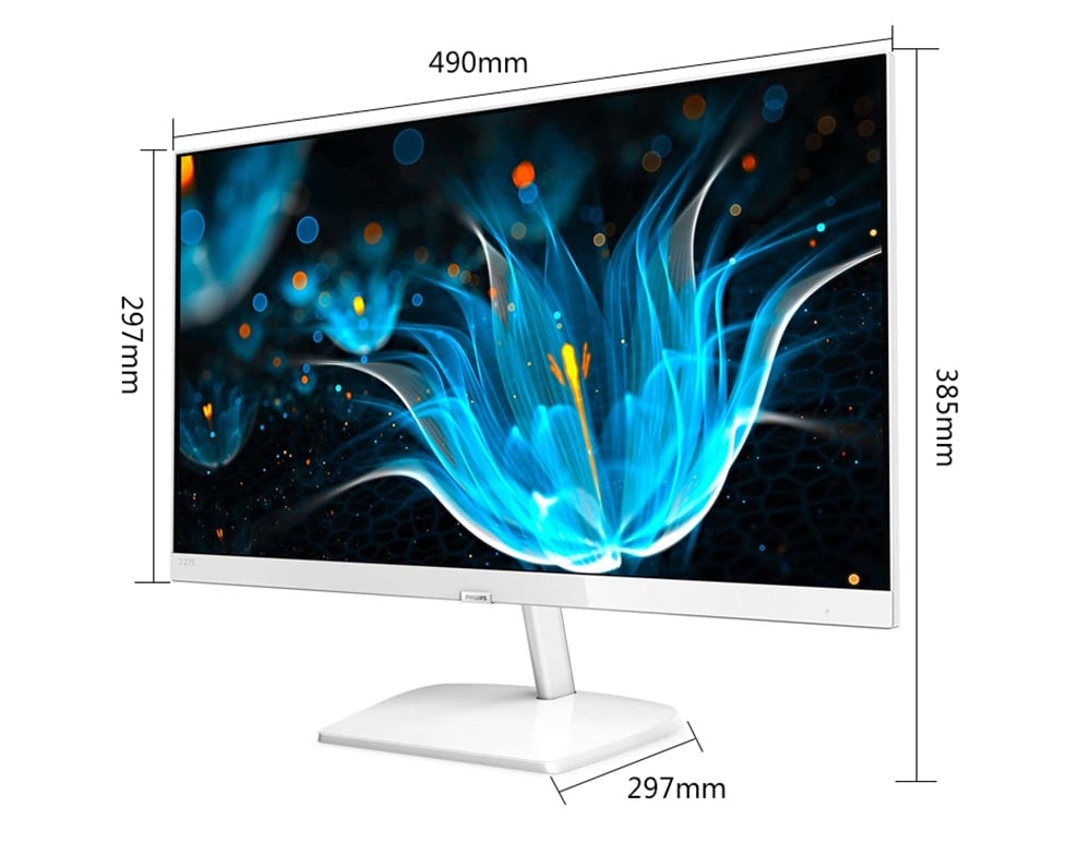 PHILIPS Monitor 227E7QSW IPS Narrow Bezel 21.5-inch Desktop LCD Computer Display Screen- White PHILIPS Monitor 227E7QSW IPS Narrow Bezel 21.5-inch Desktop LCD Computer Display Screen- White