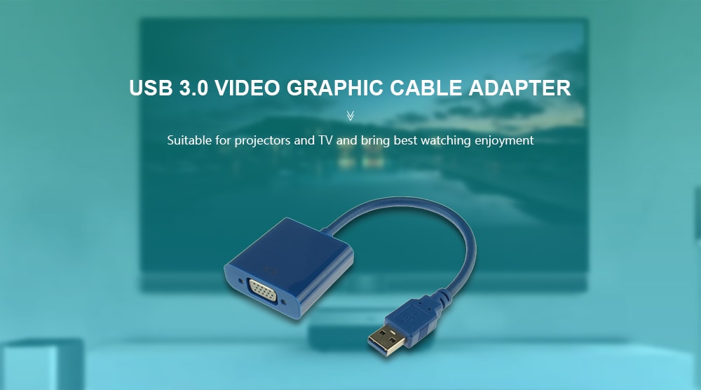 USB 3.0 to VGA Converter for Connecting Raspberry Pi to Mac Projectors and TV- Black USB 3.0 to VGA Converter for Connecting Raspberry Pi to Mac Projectors and TV- Black