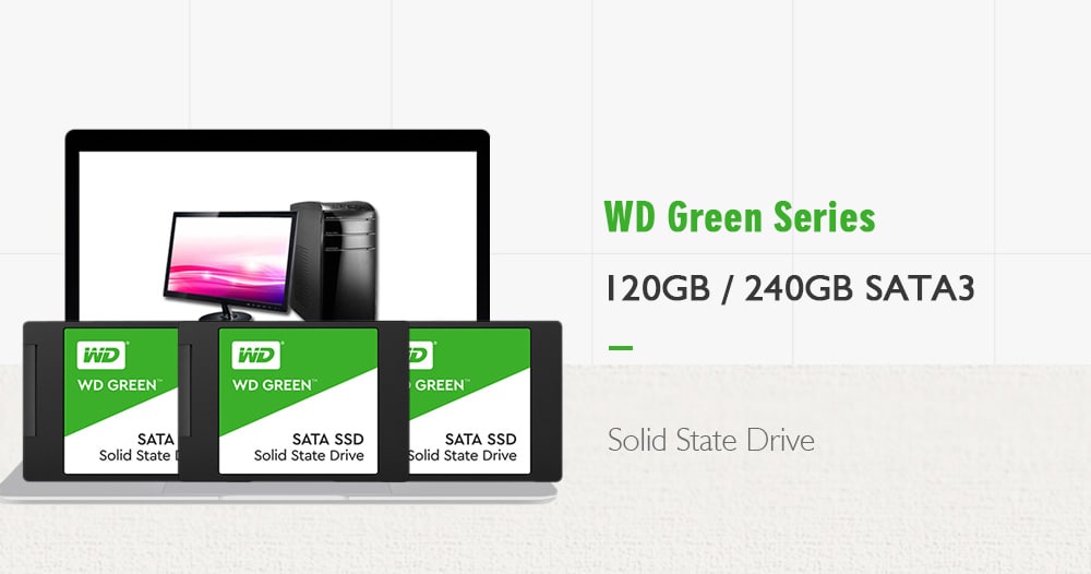 WD Green 2.5Inch 120GB SATA3 SSD- Green 120GB WD Green 2.5Inch 120GB SATA3 SSD- Green 120GB