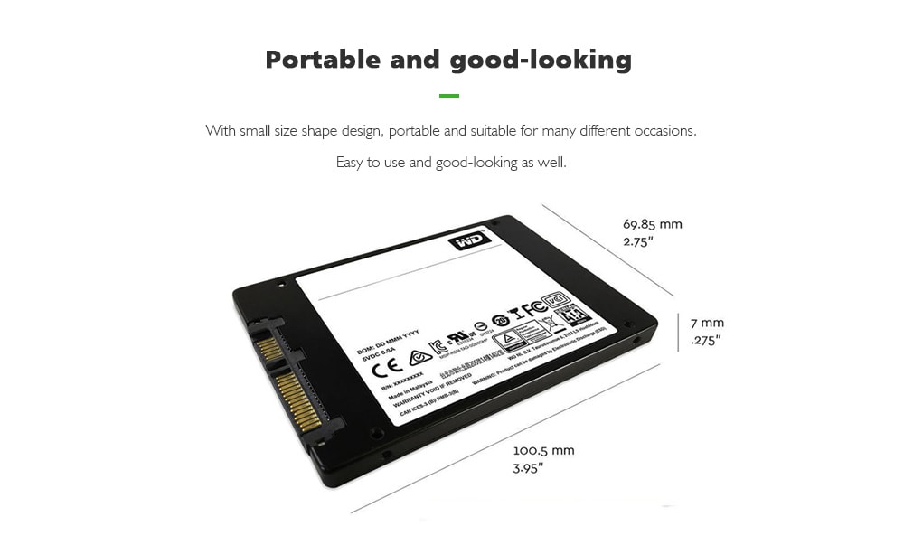 WD Green 2.5Inch 120GB SATA3 SSD- Green 120GB WD Green 2.5Inch 120GB SATA3 SSD- Green 120GB