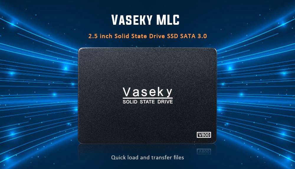 Vaseky MLC 2.5 inch Solid State Drive SSD SATA 3.0- Black 64GB Vaseky MLC 2.5 inch Solid State Drive SSD SATA 3.0- Black 64GB