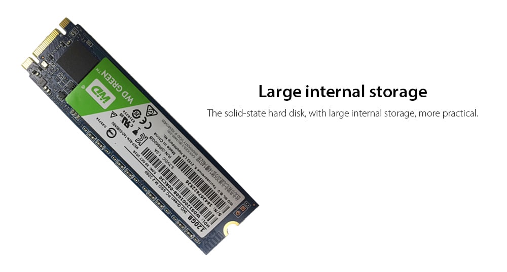 WD Green M.2 2280 Internal Solid State Drive- Green 120GB WD Green M.2 2280 Internal Solid State Drive- Green 120GB