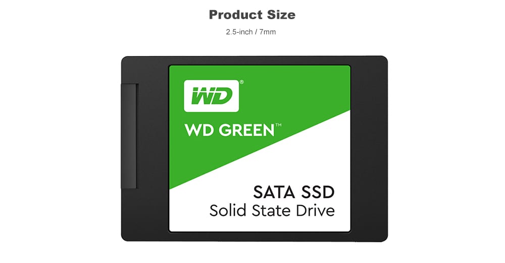 WD Green 2.5Inch 480GB SATA3 SSD- Green 480GB WD Green 2.5Inch 480GB SATA3 SSD- Green 480GB