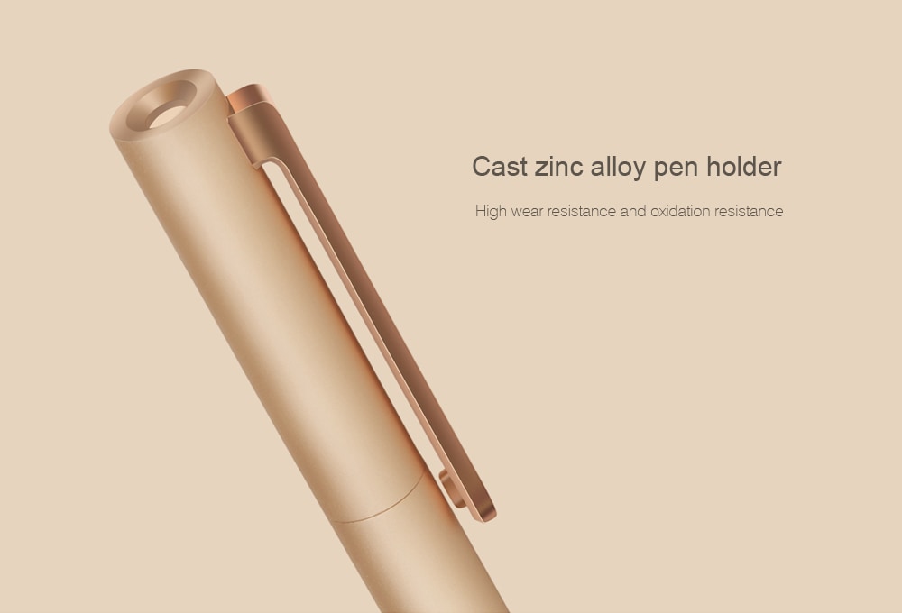 Original Xiaomi 0.5mm Sign Pen Writing Stationery- Golden Original Xiaomi 0.5mm Sign Pen Writing Stationery- Golden