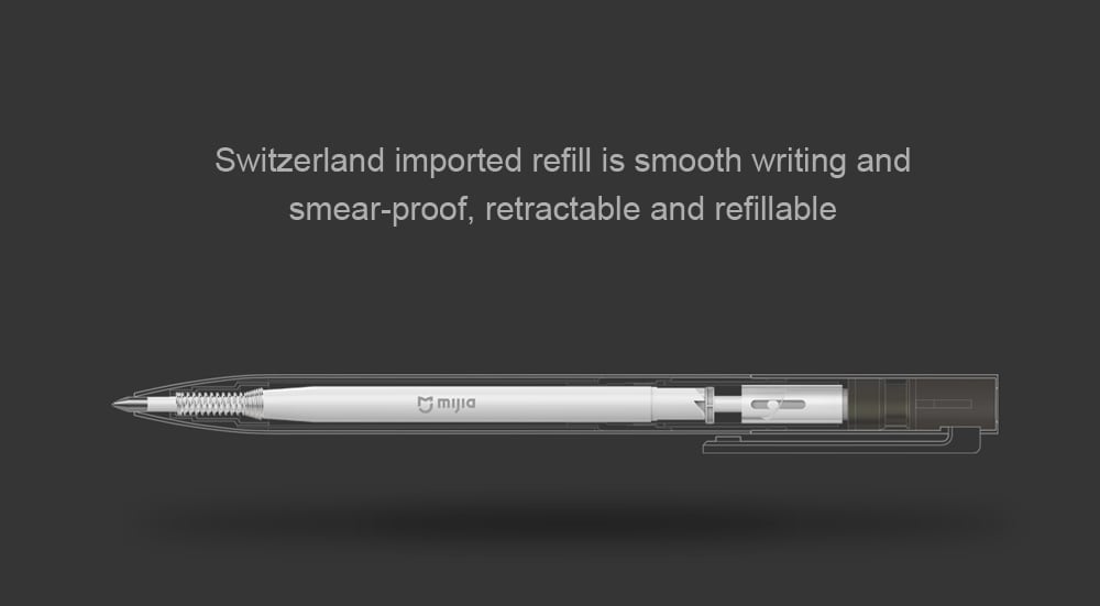 Original Xiaomi 0.5mm Sign Pen Writing Stationery- Golden Original Xiaomi 0.5mm Sign Pen Writing Stationery- Golden
