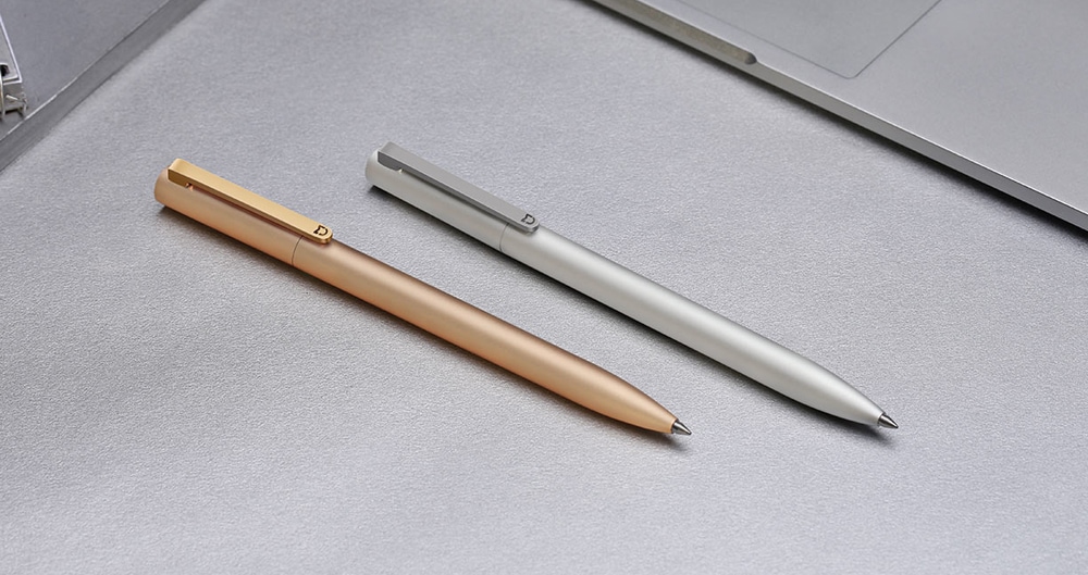 Original Xiaomi 0.5mm Sign Pen Writing Stationery- Golden Original Xiaomi 0.5mm Sign Pen Writing Stationery- Golden