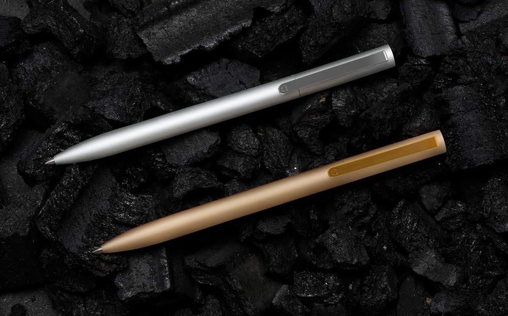 Original Xiaomi 0.5mm Sign Pen Writing Stationery- Golden Original Xiaomi 0.5mm Sign Pen Writing Stationery- Golden