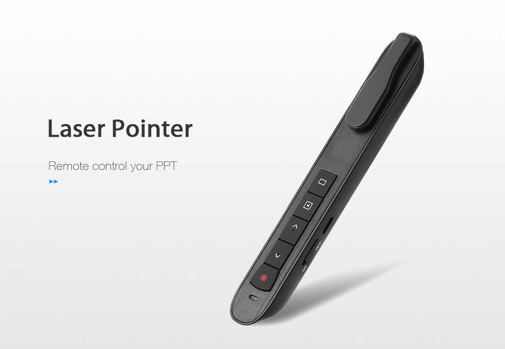 TK702 Multimedia Laser Pointer USB Wireless PPT Presenter Remote Control Flip Pen- Black TK702 Multimedia Laser Pointer USB Wireless PPT Presenter Remote Control Flip Pen- Black