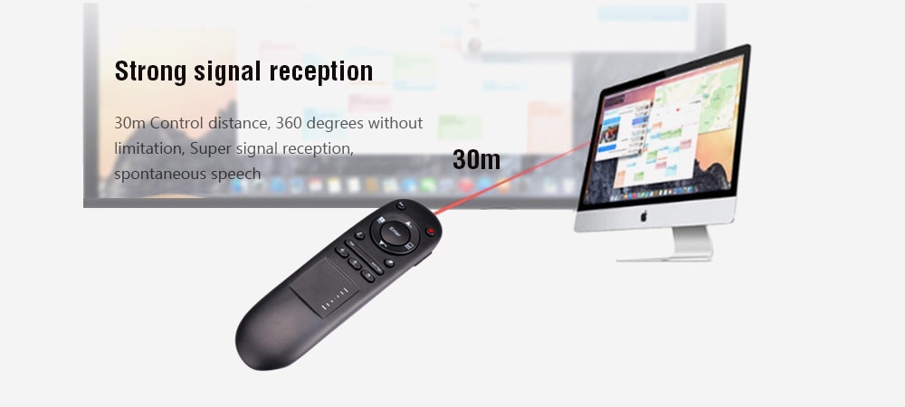 TK704 Multimedia USB Wireless PPT Presenter with Laser Pointer Remote Control Flip Pen- Black TK704 Multimedia USB Wireless PPT Presenter with Laser Pointer Remote Control Flip Pen- Black