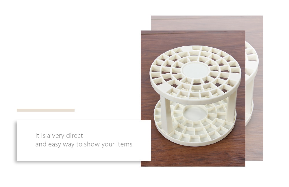 Paint Brush Pen Holder 49 Holes Stand- White Paint Brush Pen Holder 49 Holes Stand- White