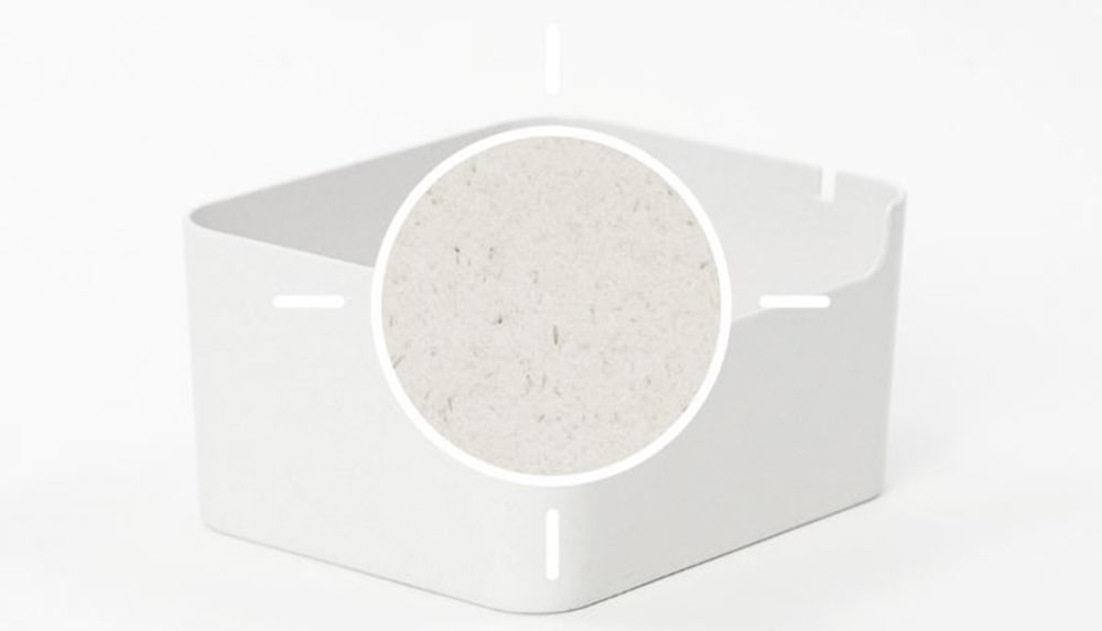 Bamboo Fiber Partition Large Capacity Storage Box from Xiaomi youpin- White Bamboo Fiber Partition Large Capacity Storage Box from Xiaomi youpin- White