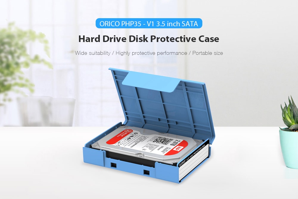 ORICO PHP35 - V1 3.5 inch SATA HDD Protector Hard Disk Drive Protection Case- Dark Gray ORICO PHP35 - V1 3.5 inch SATA HDD Protector Hard Disk Drive Protection Case- Dark Gray