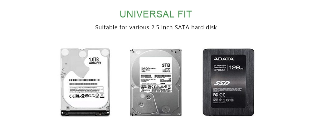 USB3.0 2.5 inch Serial Port SATA Solid State SSD Transparent Mechanical Mobile Hard Disk Box- Transparent USB3.0 2.5 inch Serial Port SATA Solid State SSD Transparent Mechanical Mobile Hard Disk Box- Transparent