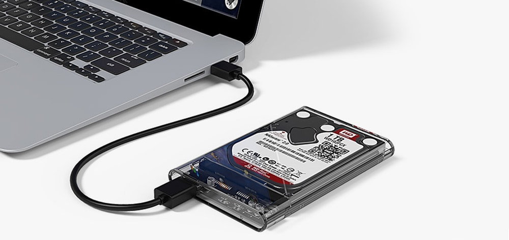 ORICO 2139C3 2.5 inch Transparent Hard Drive Enclosure for HDD / SSD Connectivity- Transparent Type-C ORICO 2139C3 2.5 inch Transparent Hard Drive Enclosure for HDD / SSD Connectivity- Transparent Type-C