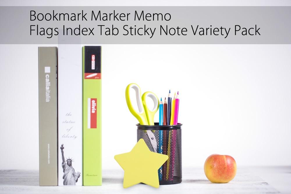 Sticky Notes Bookmark Marker Memo Flags Index Tab- Yellow FIVE-POINTED STAR Sticky Notes Bookmark Marker Memo Flags Index Tab- Yellow FIVE-POINTED STAR