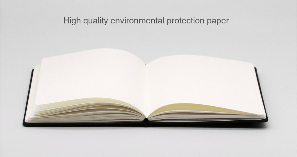 Original Xiaomi PU Leather Cover Notebook Writing Book- Black Original Xiaomi PU Leather Cover Notebook Writing Book- Black