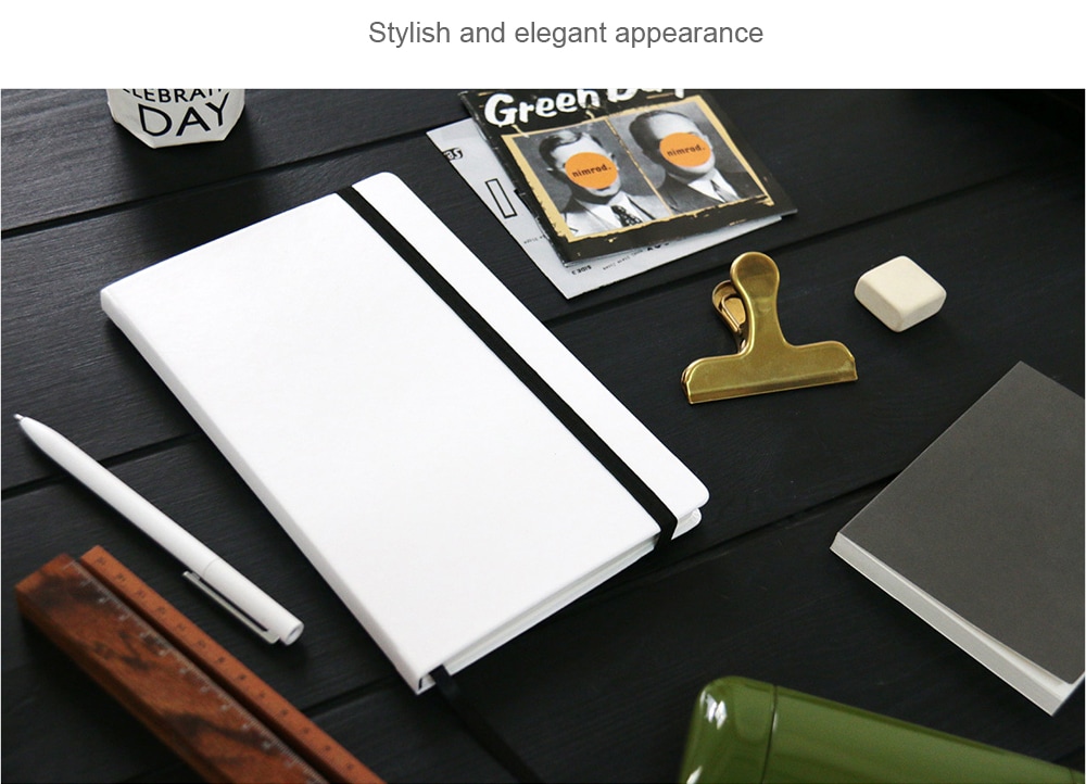 Original Xiaomi PU Leather Cover Notebook Writing Book- Black Original Xiaomi PU Leather Cover Notebook Writing Book- Black