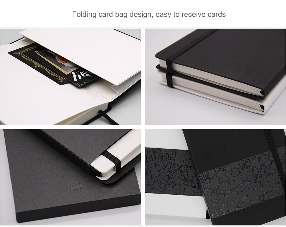Original Xiaomi PU Leather Cover Notebook Writing Book- Black Original Xiaomi PU Leather Cover Notebook Writing Book- Black