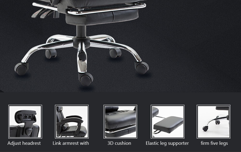 Office Gaming Chair Ergonomic Computer Chair- Brown Office Gaming Chair Ergonomic Computer Chair- Brown