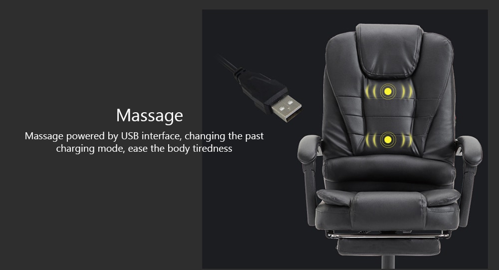 PU Office Gaming Chair- White PU Office Gaming Chair- White
