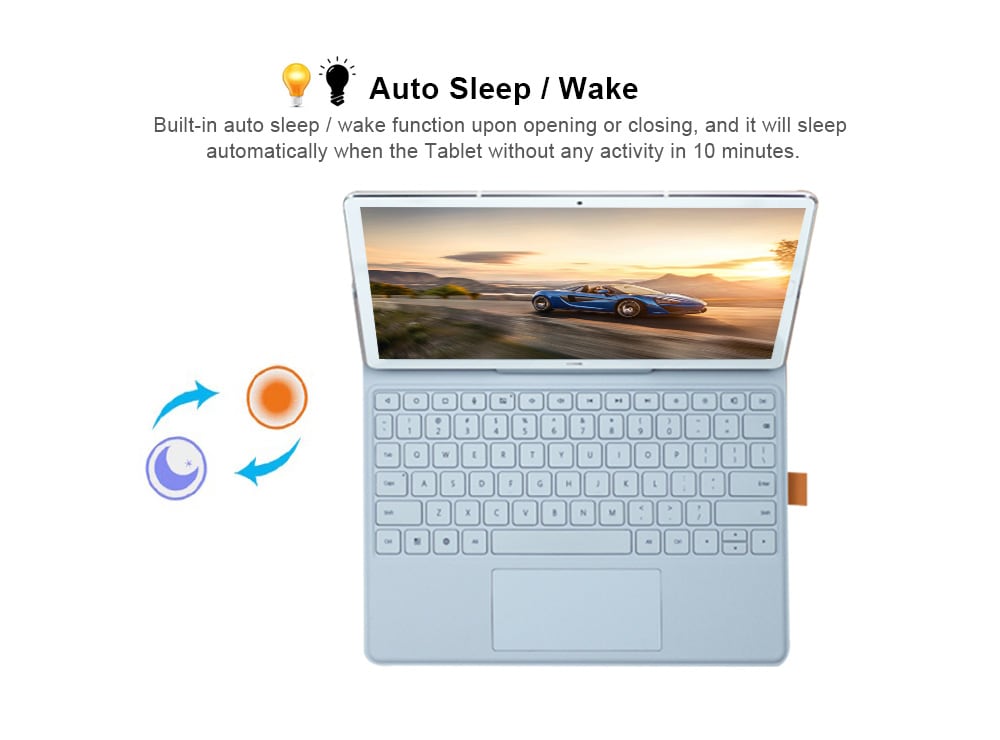 Original HUAWEI Ultra-thin One-piece Keyboard Stand Case Cover with Auto Sleep / Wake for MediaPad M5 10.8 / M5 Pro- Light Brown Original HUAWEI Ultra-thin One-piece Keyboard Stand Case Cover with Auto Sleep / Wake for MediaPad M5 10.8 / M5 Pro- Light Brown