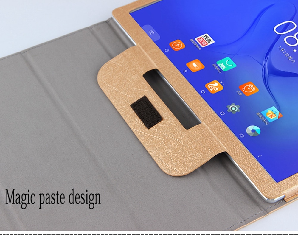 Tablet Cover Case Auto Sleep / Wake Up Function for Teclast T20- Gold Tablet Cover Case Auto Sleep / Wake Up Function for Teclast T20- Gold