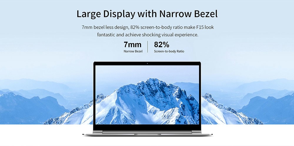 Teclast F15 Notebook 15.6 inch Windows 10 Home English Version Intel N4100 Quad Core 1.1GHz 8GB RAM 256GB SSD 1.0MP Front Camera Micro HDMI 5500mAh Built-in - Platinum Teclast F15 Notebook 15.6 inch Windows 10 Home English Version Intel N4100 Quad Core 1.1GHz 8GB RAM 256GB SSD 1.0MP Front Camera Micro HDMI 5500mAh Built-in - Platinum