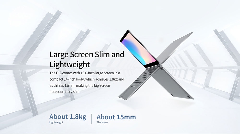 Teclast F15 Notebook 15.6 inch Windows 10 Home English Version Intel N4100 Quad Core 1.1GHz 8GB RAM 256GB SSD 1.0MP Front Camera Micro HDMI 5500mAh Built-in - Platinum Teclast F15 Notebook 15.6 inch Windows 10 Home English Version Intel N4100 Quad Core 1.1GHz 8GB RAM 256GB SSD 1.0MP Front Camera Micro HDMI 5500mAh Built-in - Platinum