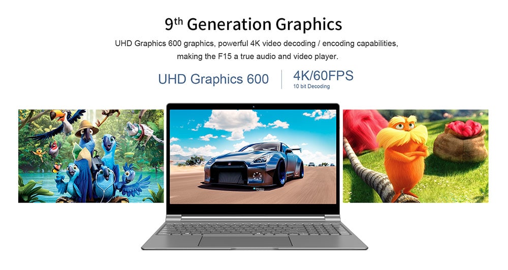 Teclast F15 Notebook 15.6 inch Windows 10 Home English Version Intel N4100 Quad Core 1.1GHz 8GB RAM 256GB SSD 1.0MP Front Camera Micro HDMI 5500mAh Built-in - Platinum Teclast F15 Notebook 15.6 inch Windows 10 Home English Version Intel N4100 Quad Core 1.1GHz 8GB RAM 256GB SSD 1.0MP Front Camera Micro HDMI 5500mAh Built-in - Platinum