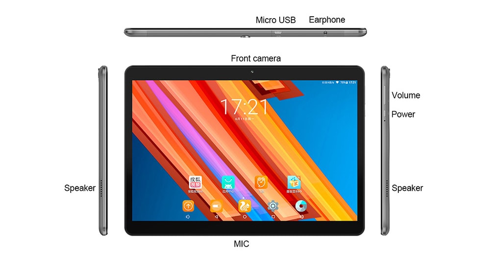 Teclast M20 4G Phablet Android 8.0 10.1 inch MT6797 ( X23) Deca Core 4GB RAM 64GB eMMC ROM Double Cameras Dual Cards Dual Standby Dual WiFi- Dark Gray Teclast M20 4G Phablet Android 8.0 10.1 inch MT6797 ( X23) Deca Core 4GB RAM 64GB eMMC ROM Double Cameras Dual Cards Dual Standby Dual WiFi- Dark Gray