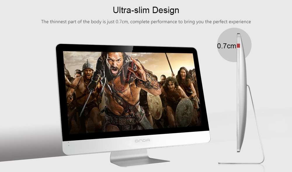 ONDA B225 All-in-one Computer 21.5 inch Intel Core i5-3317U Quad Core 2.42GHz 4GB RAM 120GB SSD 1.2MP Front Camera HDMI 4000mAh Built-in- Silver ONDA B225 All-in-one Computer 21.5 inch Intel Core i5-3317U Quad Core 2.42GHz 4GB RAM 120GB SSD 1.2MP Front Camera HDMI 4000mAh Built-in- Silver