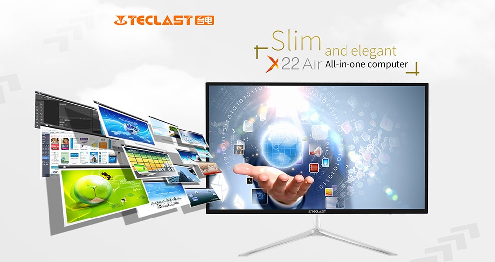 Teclast X22 Air All-in-one PC Desktop 21.5 inch DOS Intel Celeron J3160 Quad Core 1.6GHz 4GB RAM 1TB HDD HDMI- White Teclast X22 Air All-in-one PC Desktop 21.5 inch DOS Intel Celeron J3160 Quad Core 1.6GHz 4GB RAM 1TB HDD HDMI- White