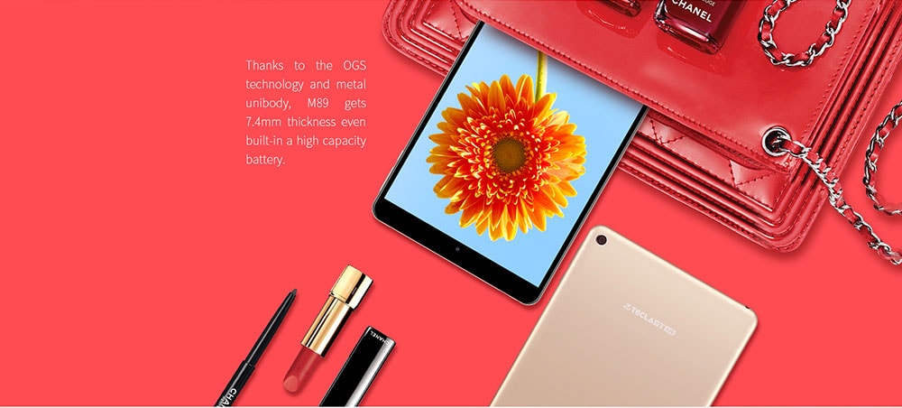 Teclast M89 Tablet PC 7.9 inch Android 7.0 MTK8176 Hexa Core 2.1GHz 3GB RAM 32GB eMMC ROM Double Cameras Dual WiFi HDMI Type-C- Champagne Teclast M89 Tablet PC 7.9 inch Android 7.0 MTK8176 Hexa Core 2.1GHz 3GB RAM 32GB eMMC ROM Double Cameras Dual WiFi HDMI Type-C- Champagne