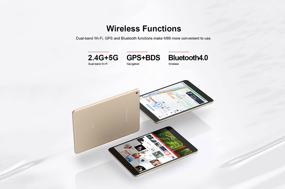 Teclast M89 Tablet PC 7.9 inch Android 7.0 MTK8176 Hexa Core 2.1GHz 3GB RAM 32GB eMMC ROM Double Cameras Dual WiFi HDMI Type-C- Champagne Teclast M89 Tablet PC 7.9 inch Android 7.0 MTK8176 Hexa Core 2.1GHz 3GB RAM 32GB eMMC ROM Double Cameras Dual WiFi HDMI Type-C- Champagne