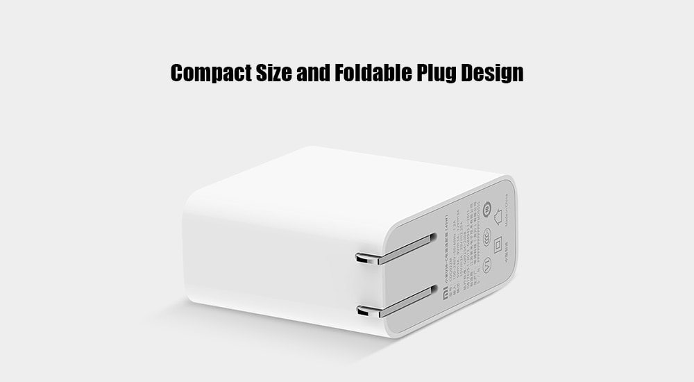 PD 2.0 USB Type-C Power Adapter for Xiaomi 45W Quick Charge 3.0 Gift Cable- White Chinese Plug PD 2.0 USB Type-C Power Adapter for Xiaomi 45W Quick Charge 3.0 Gift Cable- White Chinese Plug