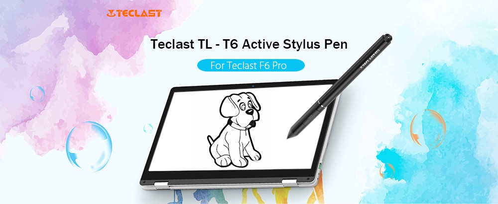 Teclast TL - T6 / F5 Active Stylus Pen Black Aluminum Alloy for Teclast F6 Pro F5 Notebook X6 Pro X4 Tablet- Black Teclast TL - T6 / F5 Active Stylus Pen Black Aluminum Alloy for Teclast F6 Pro F5 Notebook X6 Pro X4 Tablet- Black