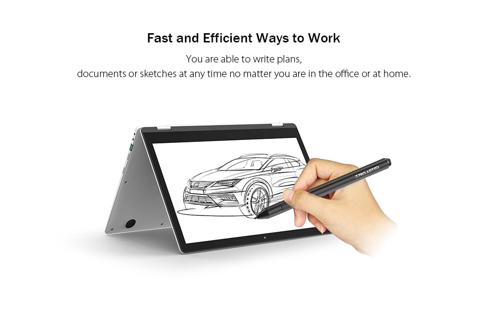 Teclast TL - T6 / F5 Active Stylus Pen Black Aluminum Alloy for Teclast F6 Pro F5 Notebook X6 Pro X4 Tablet- Black Teclast TL - T6 / F5 Active Stylus Pen Black Aluminum Alloy for Teclast F6 Pro F5 Notebook X6 Pro X4 Tablet- Black