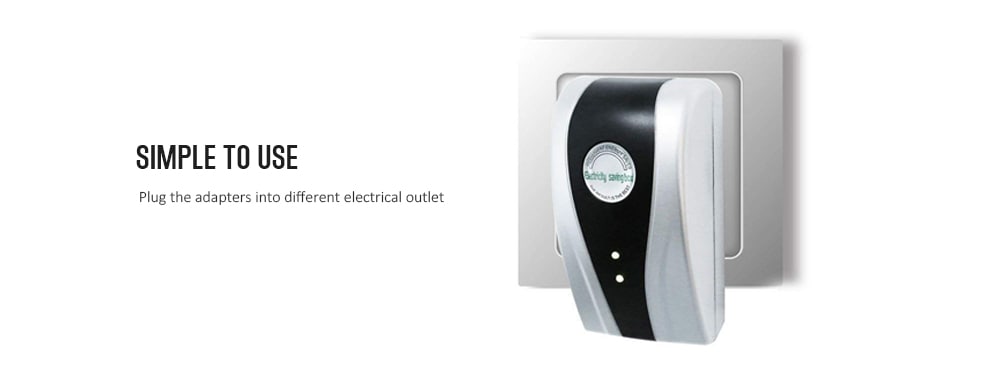 Power Electricity Energy Saver Money Saving Box 90V-250V for Household Office- Silver Power Electricity Energy Saver Money Saving Box 90V-250V for Household Office- Silver