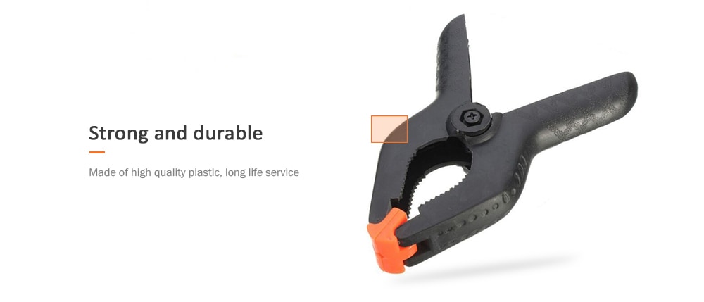 Plastic Spring Clamp A Type Clip for Heavy Duty DIY Woodworking 5PCS - Black S Plastic Spring Clamp A Type Clip for Heavy Duty DIY Woodworking 5PCS - Black S