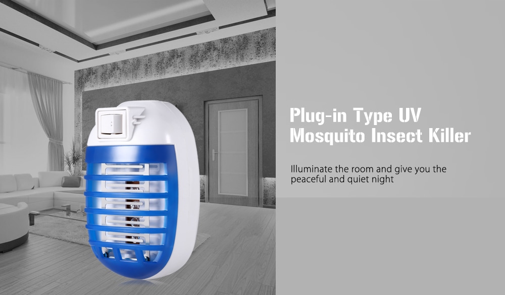 US Plug Plug-in Type Ultraviolet Light Mosquito Insect Killer Bug Zapper- Colormix US Plug Plug-in Type Ultraviolet Light Mosquito Insect Killer Bug Zapper- Colormix