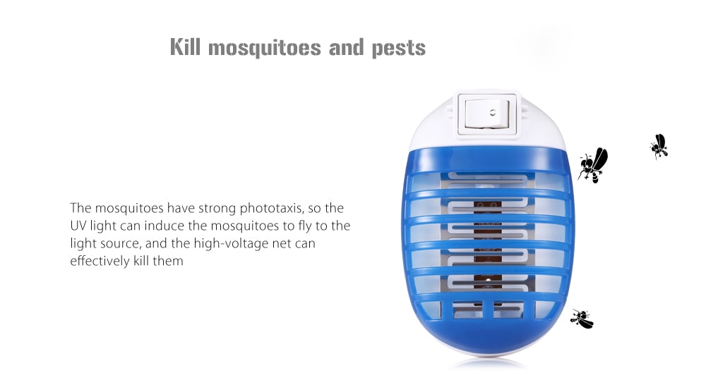 US Plug Plug-in Type Ultraviolet Light Mosquito Insect Killer Bug Zapper- Colormix US Plug Plug-in Type Ultraviolet Light Mosquito Insect Killer Bug Zapper- Colormix