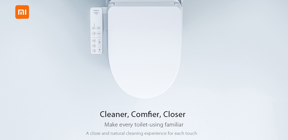 Smartmi Smart Toilet Seat Water Heated Filter Electronic Bidet Spray ( Xiaomi Ecosystem Product )- White Three Pin Chinese Plug Smartmi Smart Toilet Seat Water Heated Filter Electronic Bidet Spray ( Xiaomi Ecosystem Product )- White Three Pin Chinese Plug