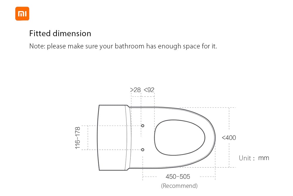 Smartmi Smart Toilet Seat Water Heated Filter Electronic Bidet Spray ( Xiaomi Ecosystem Product )- White Three Pin Chinese Plug Smartmi Smart Toilet Seat Water Heated Filter Electronic Bidet Spray ( Xiaomi Ecosystem Product )- White Three Pin Chinese Plug