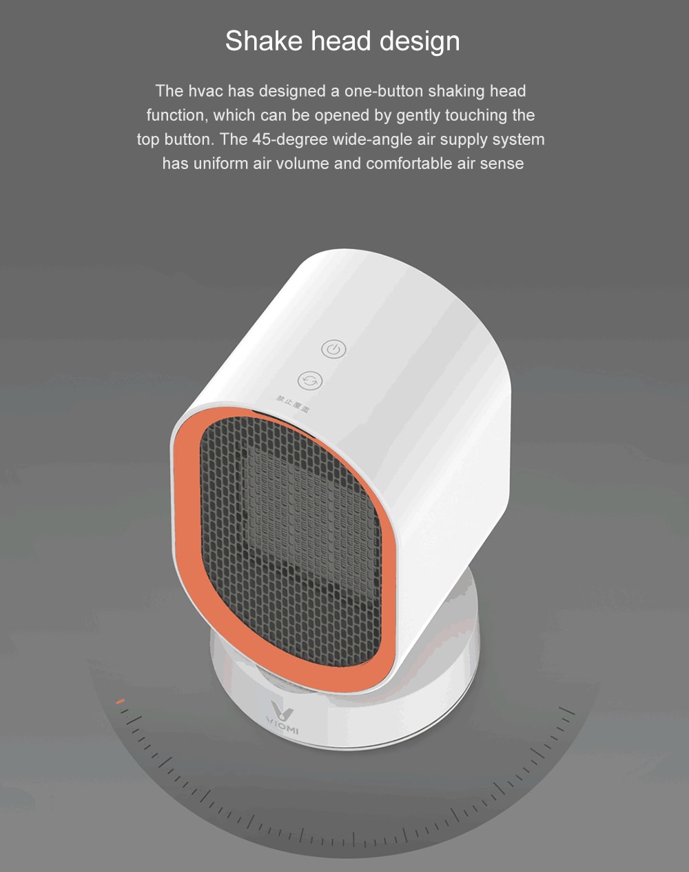 VIOMI VXNF01 Countertop Intelligent Thermostatic Control Heater from Xiaomi Youpin- White VIOMI VXNF01 Countertop Intelligent Thermostatic Control Heater from Xiaomi Youpin- White
