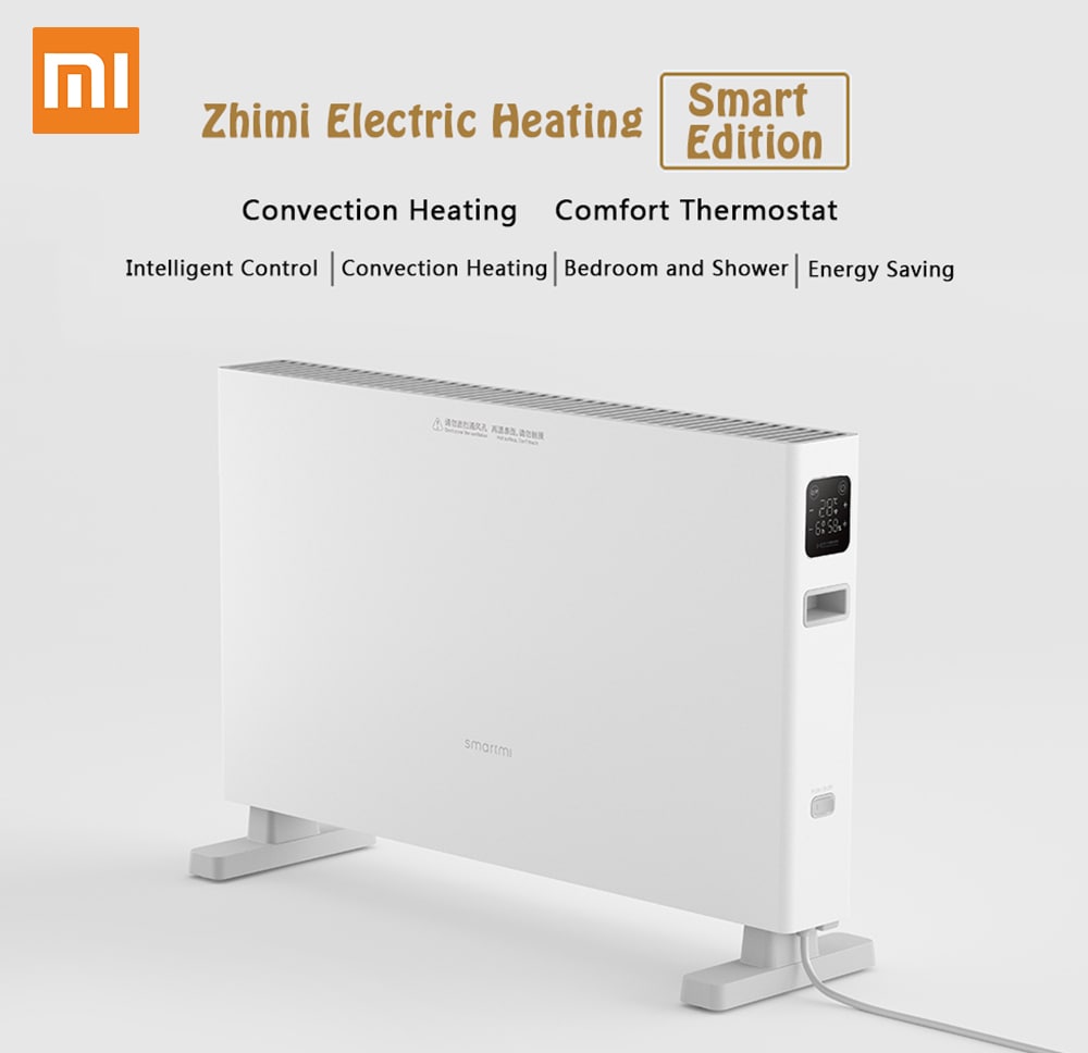 Smartmi Smart Waterproof Electric Heater ( Xiaomi Ecosystem Product ) - White Smartmi Smart Waterproof Electric Heater ( Xiaomi Ecosystem Product ) - White